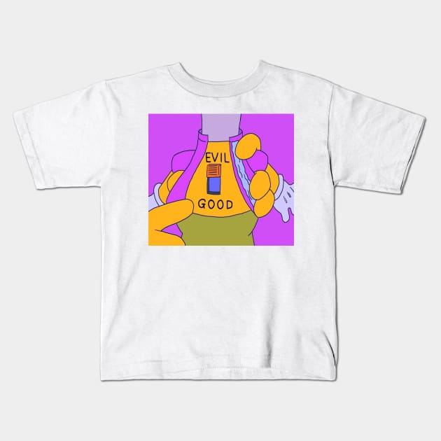 Evil doll Kids T-Shirt by Whatever Forever